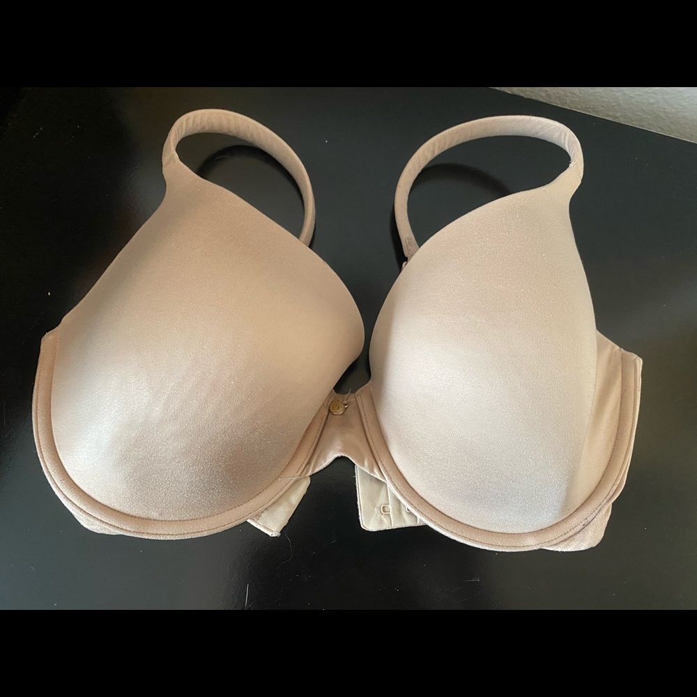 Nude VS lined perfect coverage 34DD bra